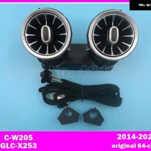 A/C/E/G/S/GLA/GLB/GLC/CLA/CLS W205 W213 W222 W177 W118 W464 X247 X253 H247 W257 LED ノズルランプリア エアベント アンビエントライト - Set 3