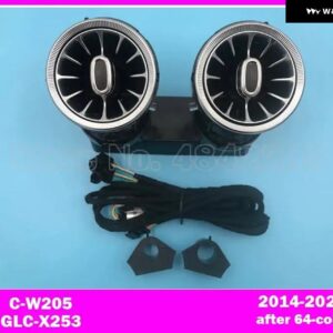 A/C/E/G/S/GLA/GLB/GLC/CLA/CLS W205 W213 W222 W177 W118 W464 X247 X253 H247 W257 LED ノズルランプリア エアベント アンビエントライト - Set 4