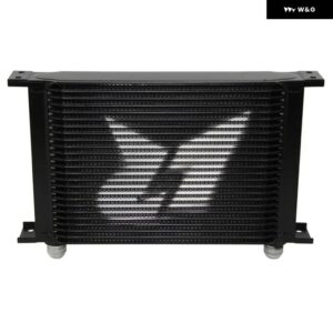 LR 248MM オイルクーラー モーカル タイプ AN10 25列 エンジン トランス ミッション モーカル アルミ ブラック/ - black