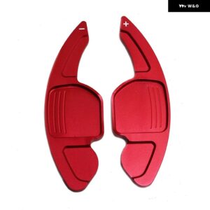 ステアリングホイール パドルシフター 延長 セアトレオンキュプラ 4 5F FR MK3 MK4 アルハンブラ ATECA イビサ 6F アルミ シフト パドルブレード - Red