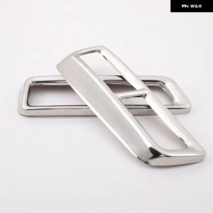 キャデラック エスカレード 2021-2024 ステンレス グロスブラック/マフラーマフラーテールカバー トリム 外装 アクセサリー - Style A Silver