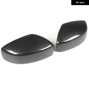 インフィニティ G25 G37 2007-2013 ABS 黒車 外装 バック ミラー 装飾 カバー ステッカー カーアクセサリー - ABS carbon fibre
