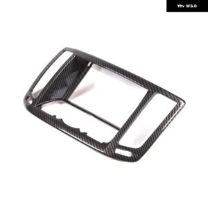 インフィニティ G25 G37 2007-2013 ABS カーボンセンター コンソール エア アウトレット ナビゲーション 装飾 フレーム ステッカー カーアクセサリー - carbon fiber