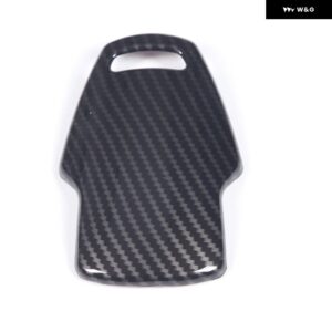 コルベット C8 クーペ Z51 2020-2022 ABS カーボンカーセンター コンソール ギア シフト ヘッドノブ パネル カバー トリム 自動 - carbon fiber