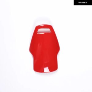 コルベット C8 クーペ Z51 2020-2022 ABS カーボンカーセンター コンソール ギア シフト ヘッドノブ パネル カバー トリム 自動 - red