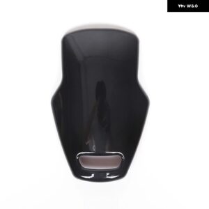 コルベット C8 クーペ Z51 2020-2022 ABS カーボンカーセンター コンソール ギア シフト ヘッドノブ パネル カバー トリム 自動 - black