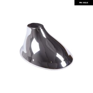 フィアット 500 2011-2015 ABS カーボン/ブライトルーフ アンテナカバー ベース 装飾 カバー カーアクセサリー - Bright Silver