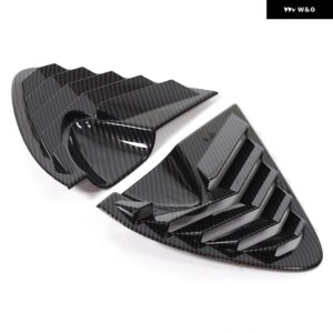 セアトレオン MK2 2008-2012 ABS カーボンリアウィンドウトライアングル 外装 シャッター ディフレクター 装飾 ACCESSRORIES - carbon fiber