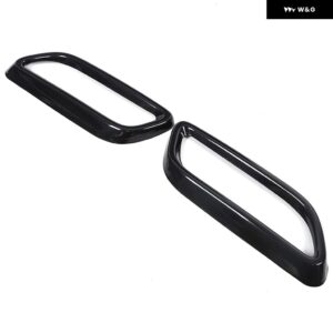 キャデラック CT4 CT5 2020-2023 CT6 2023-2025 ステンレス テールマフラーマフラー出力カバー トリム カーアクセサリー - Style B Black