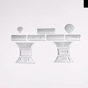 カーアクセサリー 合金 ランドランローバースポーツ 2014-2017 ボタン ステッカー 装飾 - OC03542