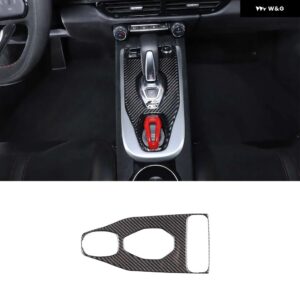 ソフトカーボンロータスエミラ 2021-2023 ステアリングホイール コンソール ギア シフト パネル カバー トリム ステッカー カーアクセサリー - 1