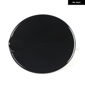 ABS カーボン/黒 フィアット 500 2016-2024 アウター 燃料 タンクキャップ 装飾 ステッカー カーアクセサリー - black