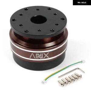 アルミ 70MM 6穴 レーシングシミュレータゲーム ステアリングホイール クイックリリースハブアダプタ MOZA SIMAGIC M10 A/ミニユーロ トラック QR040 - Upgraded version4