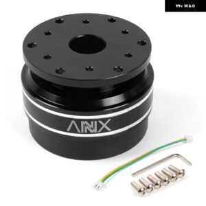 アルミ 70MM 6穴 レーシングシミュレータゲーム ステアリングホイール クイックリリースハブアダプタ MOZA SIMAGIC M10 A/ミニユーロ トラック QR040 - Upgraded version