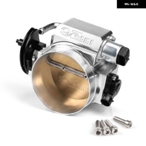 アルミ 92MM スロットルボディ TPS スロットルポジションセンサー付き LSX LS LS1 LS2 LS6 用 カラー ブラック RS-THB001-92MM - Silver