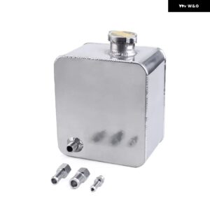 2.5L アルミクーラント ラジエーター オーバーフロー 回収ウォータータンクボトル リザーバー RS-OCC033 - Silver