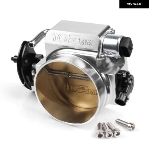 アルミ 102MM スロットルボディ TPS スロットルボディ ポジションセンサー付き LS1 LS2 LS3 LS6 LSX ブラック RS-THB001-102MM - Silver