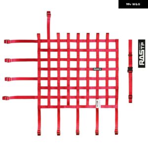 ナイロンカーレースウィンドウネット 45/50 CM * 60CM-2 CMレーシングラリー安全装置窓ベルト安全 RS-BAG054