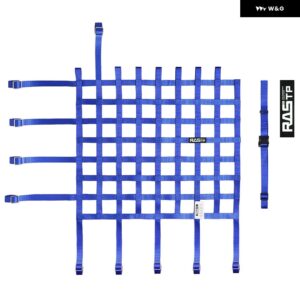 ナイロンカーレースウィンドウネット 45/50 CM * 60CM-2 CMレーシングラリー安全装置窓ベルト安全 RS-BAG054