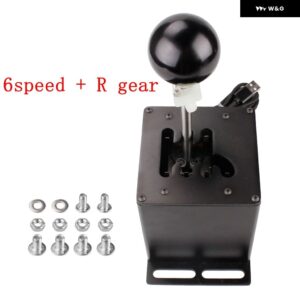 PC USB レーシング ゲーム シミュレーター ハンド ギア シフター シミュレーション トランス ミッション LOGITECH G27G29 THRUSTMASTER T300RS/GT - 6speed