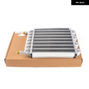 フルードクーラー 15300 16 パス チューブ FIN ELECTRA-COOL トランス ミッション オイル クーラー コア - AN8 RS-OSA018 - Silver