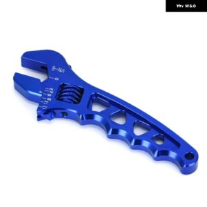 AN 3 4 6 8 10 12 アルミレンチホースフィッティングツールアルミスパナ AN3-AN12 - Blue