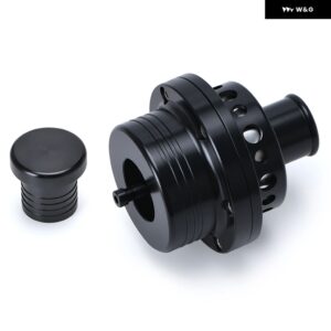 ブラック 2015 新本社 1インチ 25MM デュアルピストンブローオフバルブ BOV DV ターボ 1.8T VW ゴルフ MK4 ジェッタ A4 B5 - black