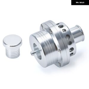 ブラック 2015 新本社 1インチ 25MM デュアルピストンブローオフバルブ BOV DV ターボ 1.8T VW ゴルフ MK4 ジェッタ A4 B5 - Silver