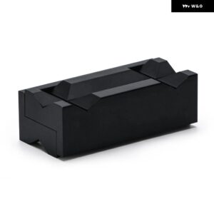 アルミラインセパレーター万力ジョーインサート磁化 AN 継手用磁気バック PQY-SLV0304-01 - BLACK WITHOUT LOGO