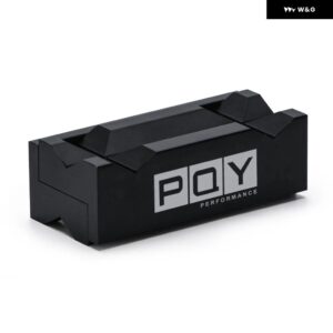 アルミラインセパレーター万力ジョーインサート磁化 AN 継手用磁気バック PQY-SLV0304-01 - BLACK WITH PQY LOGO