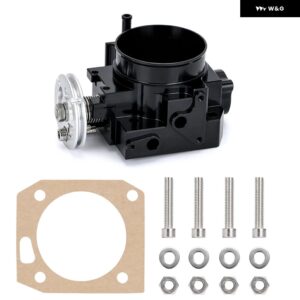 スロットルボディ RSX DC5 シビック SI EP3 K20 K20A 70MM CNC インテーク スロットルボディ パフォーマンス PQY6951 - black