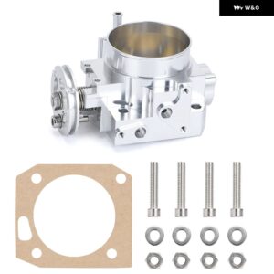 スロットルボディ RSX DC5 シビック SI EP3 K20 K20A 70MM CNC インテーク スロットルボディ パフォーマンス PQY6951 - Silver