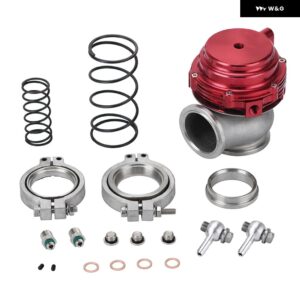水クーラー 44MM ウェストゲートアウター ターボフランジハードウェア MV-R 水冷ロゴ付き赤青黒 PQY5834 - Red Without Logo