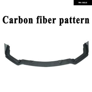 インフィニティ Q50 2014-2017 非スポーツ フロント バンパー リップ スポイラー カーボン バンパー スプリッター プロテクター 部品 - Carbon fiber pattern
