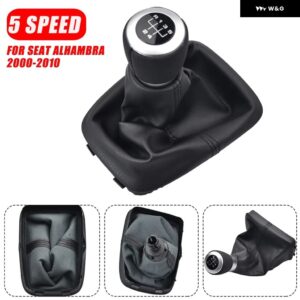 5/6スピード ギアスティック シフト ノブ PU レザー ブーツ シートアルハンブラ 36800 - 5 speed