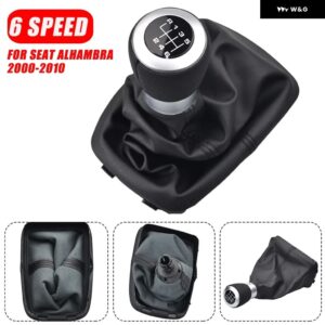 5/6スピード ギアスティック シフト ノブ PU レザー ブーツ シートアルハンブラ 36800 - 6 speed