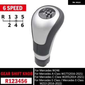 スタイリング MT メルセデス Aクラス W177 Cクラス W205 Eクラス W213 6速 マニュアル ギア シフト ノブハンドボール - R135246