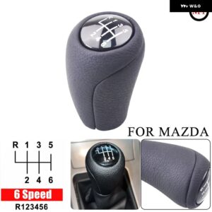 マニュアル トランス ミッション 5/6速 ギア シフト ノブ MAZDA 3 BK BL 5 CR CW 6 II GH CX-7 ER MX-5 NC III - 6 speed