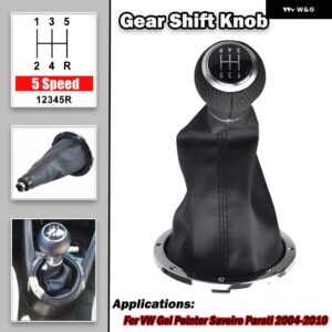 5速 ギア シフト ノブレバー シフター ゲートル ブーツ VW ゴルポインター SAVEIRO PARATI マニュアル トランス ミッション カーアクセサリー - A