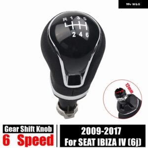 マニュアル ギア シフト ノブレバー スティック シフト ノブギア ボックス シートイビザ IV 6J 2009-17 - 6 speed