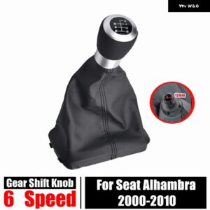 マット ギア シフト ノブ ブーツ シートアルハンブラ 36739-2010 カー スタイリング カーアクセサリー - 6 speed