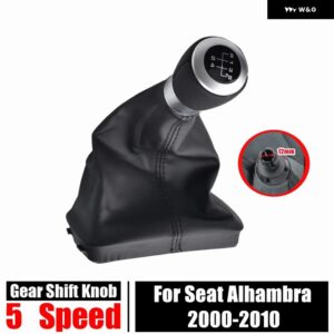 マット ギア シフト ノブ ブーツ シートアルハンブラ 36739-2010 カー スタイリング カーアクセサリー - 5 speed