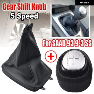ギア シフト ノブレザーレバー シフター SAAB 93 9-3 SS 37834-2012 スタイリング - 12345R Set
