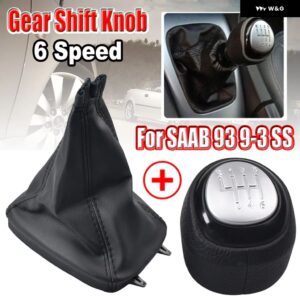 ギア シフト ノブレザーレバー シフター SAAB 93 9-3 SS 37834-2012 スタイリング - R123456 Set