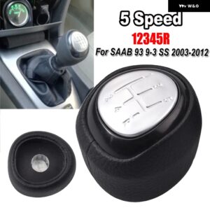 ギア シフト ノブレザーレバー シフター SAAB 93 9-3 SS 37834-2012 スタイリング - 12345R