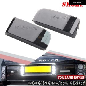 OEM XFD000053 XFD000054 2個 テールゲートリアリバースバックアップランプリアバンパー リバースバックアップライト レンジローバー L322 2003-UP - Smoked