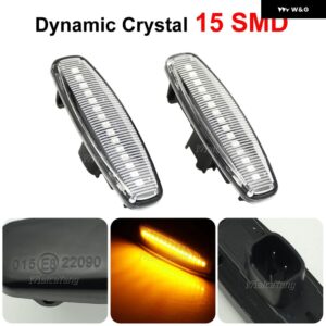 ダイナミック LED サイドミラー 信号灯インフィニティ EX25 EX35 EX37 FX35 FX37 FX50 G25 G35 G37 Q40 Q60 Q70 QX50 QX70 M25 M37 JX35 - Dynamic Crystal