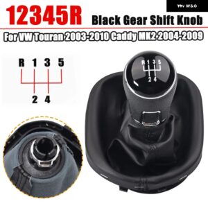 5/6スピード VW トゥーラン 03-10 キャディー MK2 04-09 トゥーラン 2003-2010 ギア シフト ノブ マニュアル トランス ミッション - 5 speed