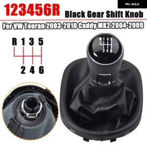 5/6スピード VW トゥーラン 03-10 キャディー MK2 04-09 トゥーラン 2003-2010 ギア シフト ノブ マニュアル トランス ミッション - 6 speed