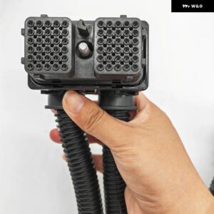 エンジン エンジン コンピュータボード ECU プラグ 60ピン 60 ウェイカミンズ 4988820 4995445 - Right Plug